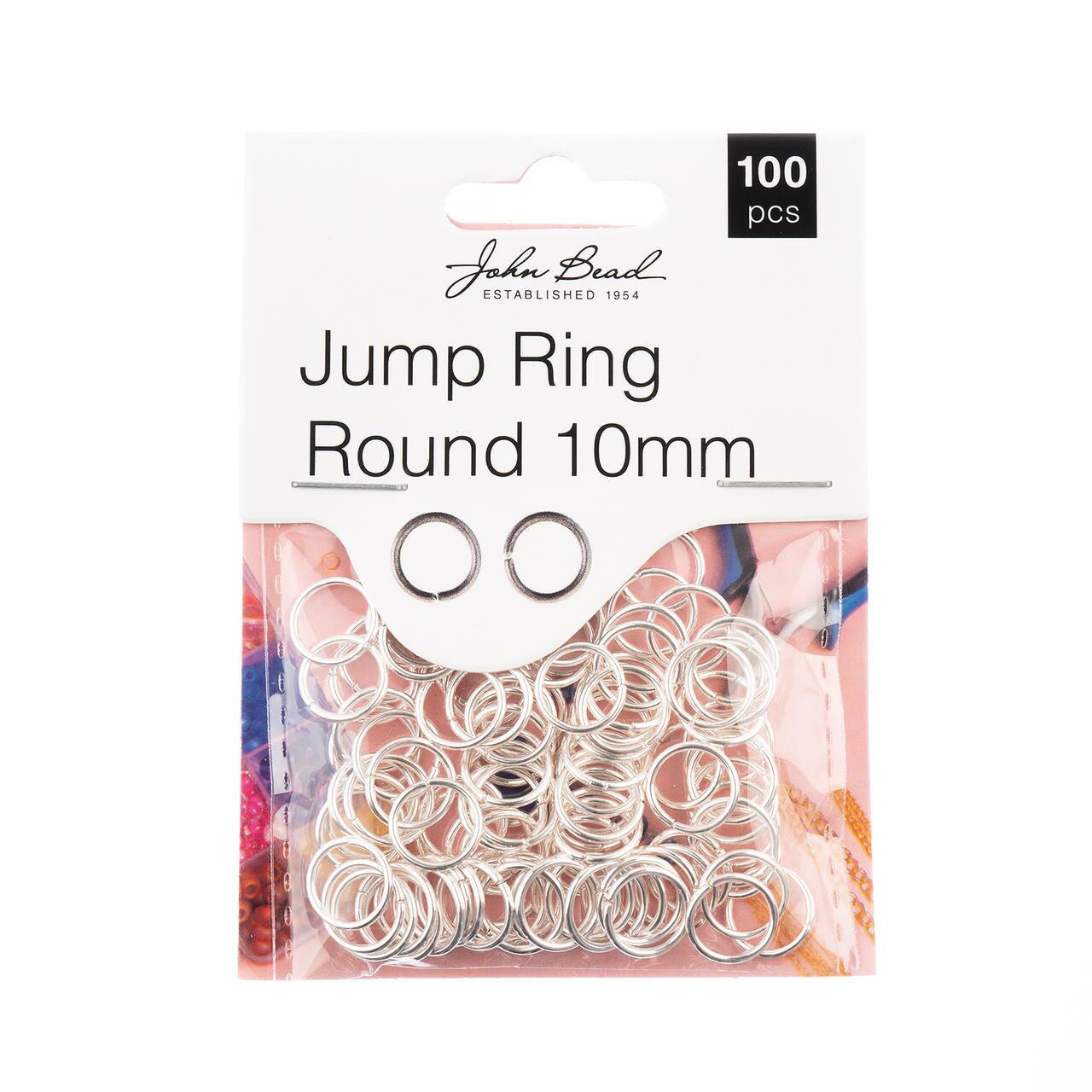 John Bead Must Have Findings 10mm Jump Rings, 100ct.